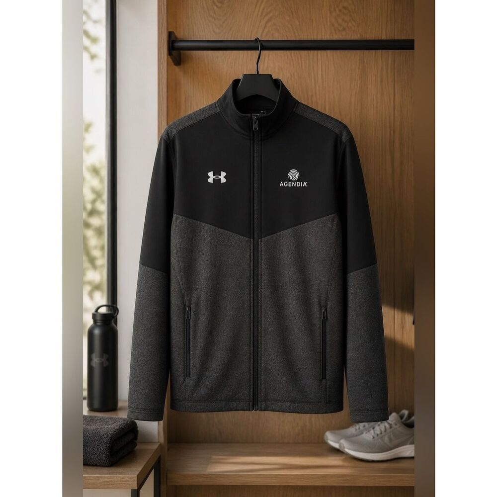 Gray and Black Cold Gear by Under Armour